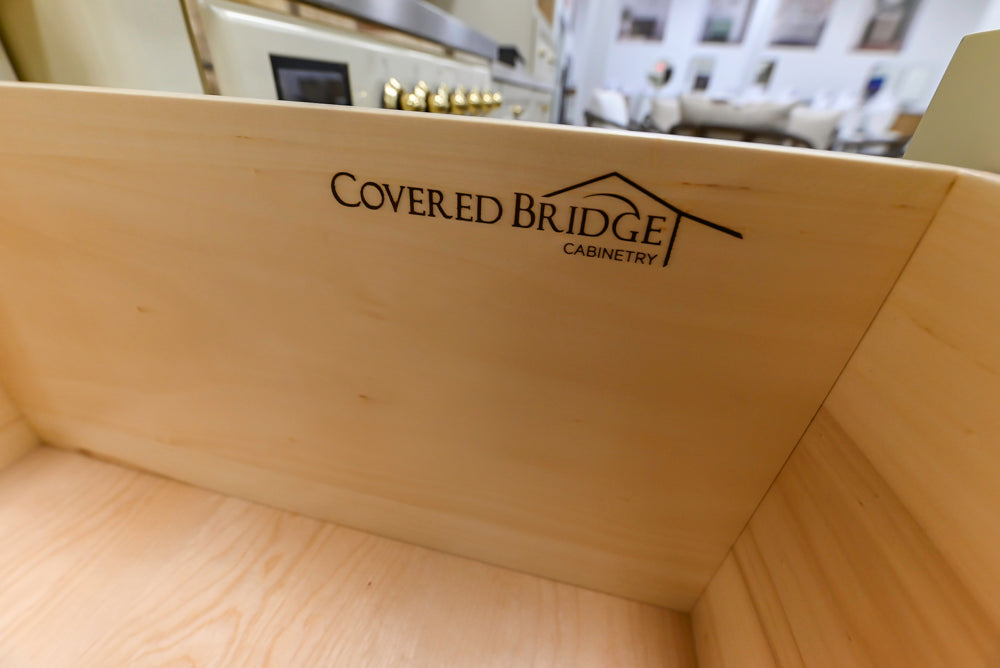 Covered Bridge Two-Tone Traditional Kitchen with Island