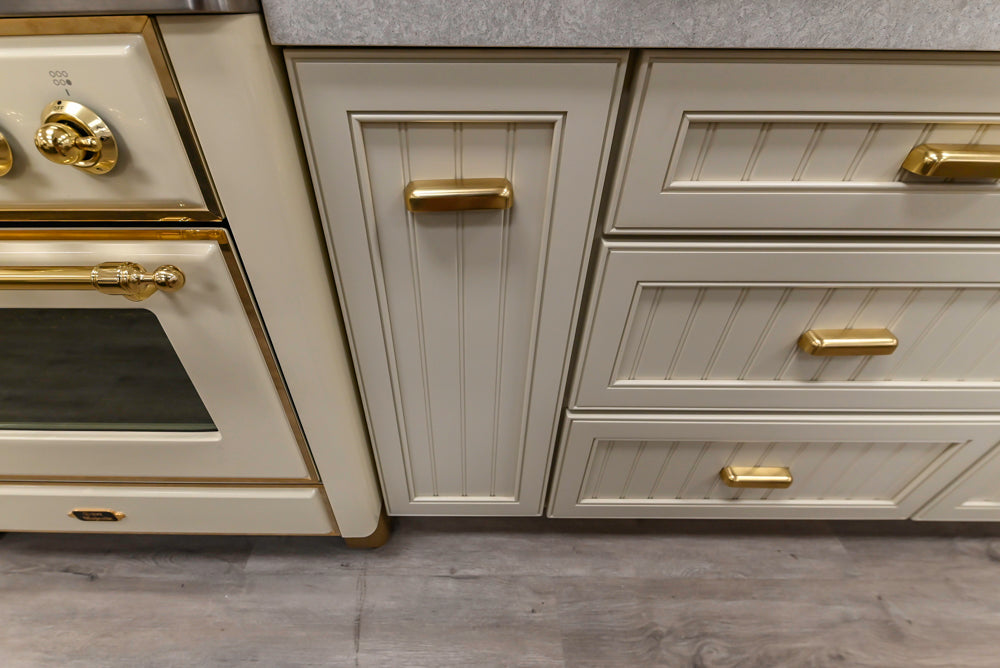 Covered Bridge Two-Tone Traditional Kitchen with Island