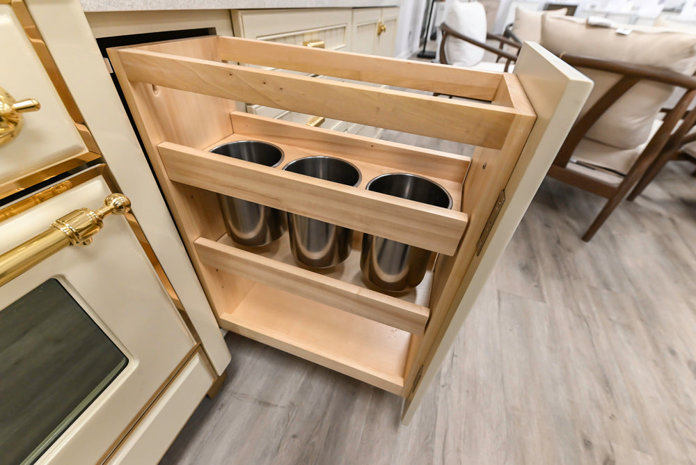 Covered Bridge Two-Tone Traditional Kitchen with Island