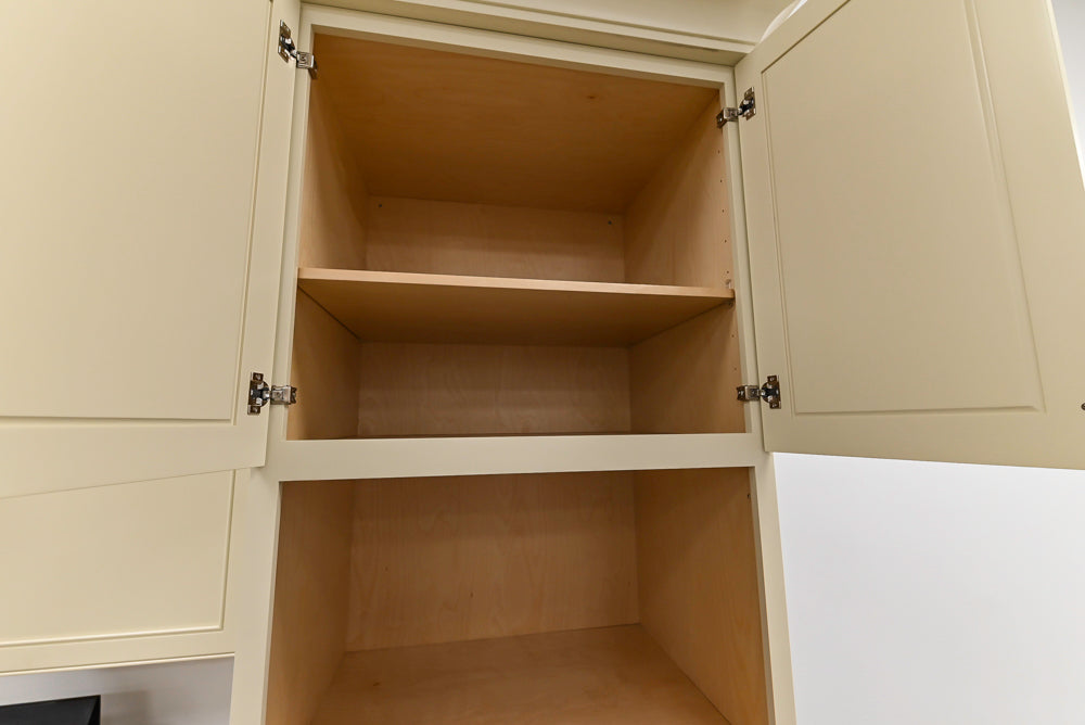 Covered Bridge Two-Tone Traditional Kitchen with Island
