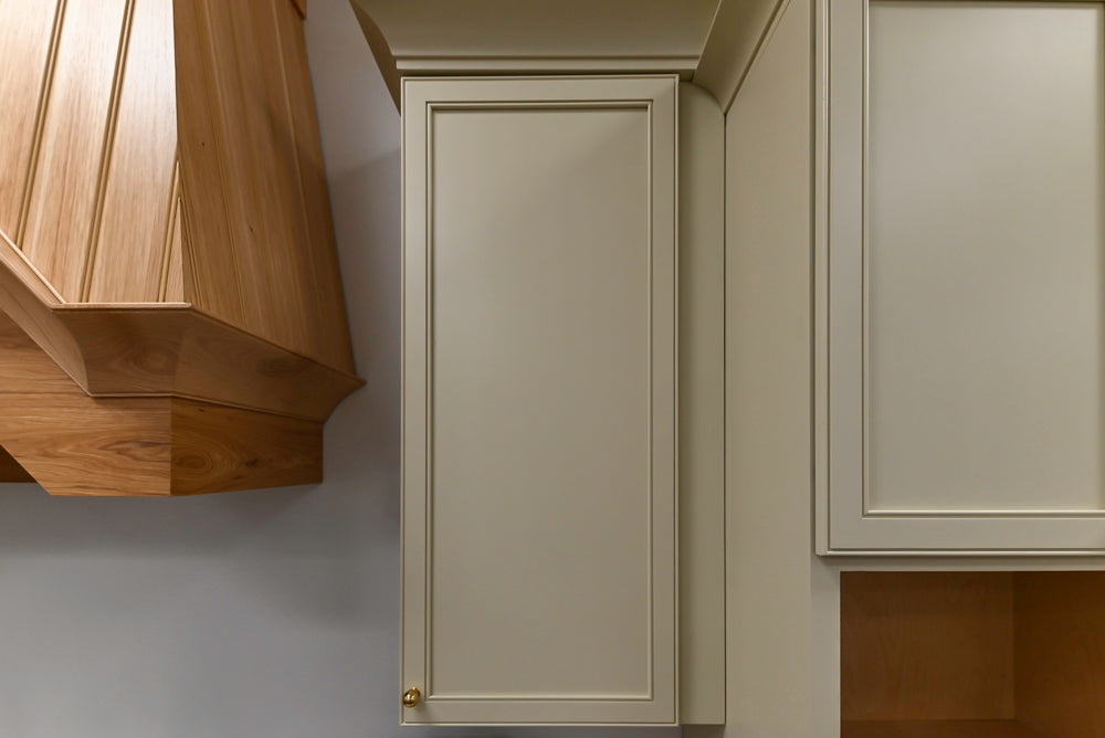 Covered Bridge Two-Tone Traditional Kitchen with Island