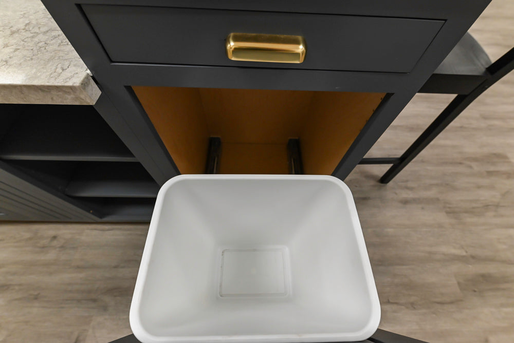 Covered Bridge Two-Tone Traditional Kitchen with Island