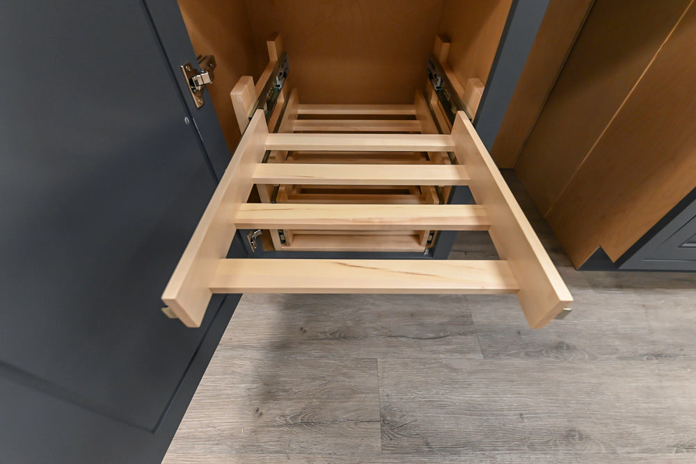 Covered Bridge Two-Tone Traditional Kitchen with Island