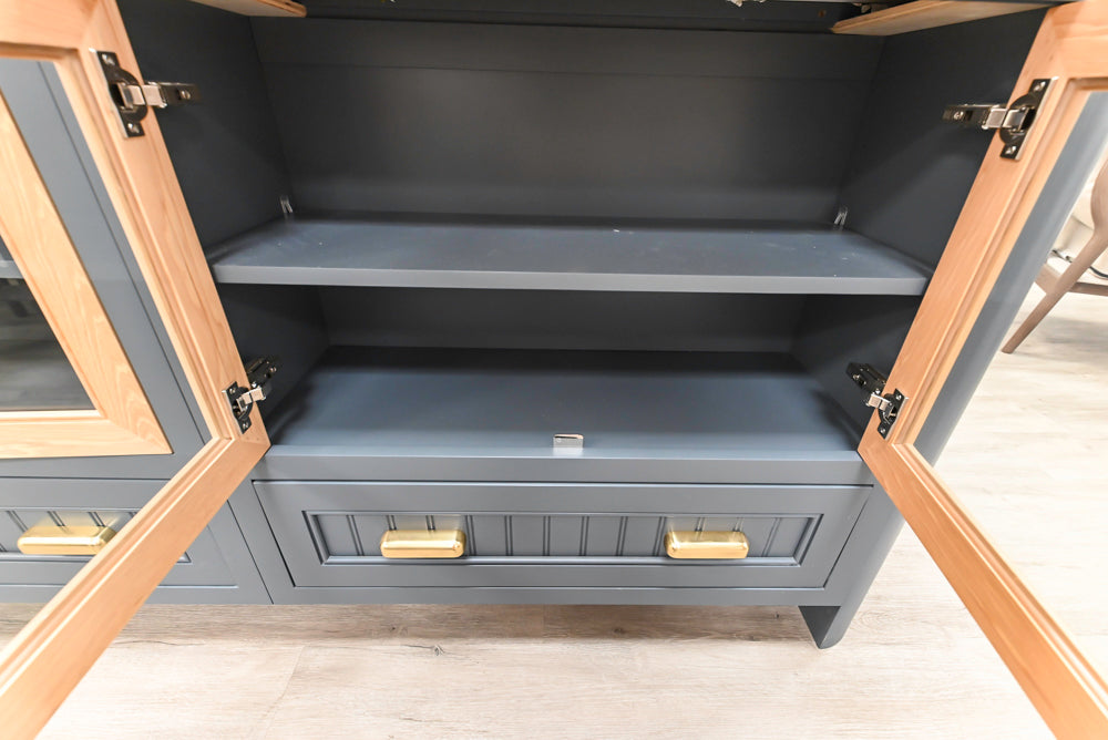 Covered Bridge Two-Tone Traditional Kitchen with Island