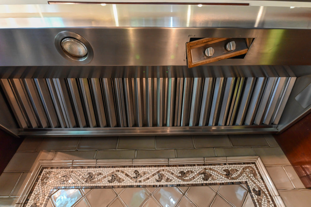 Stylish Dark Wooden Transitional Kitchen with Appliances & Island