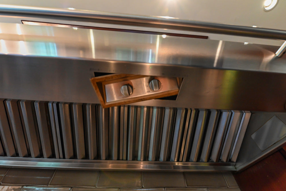 Stylish Dark Wooden Transitional Kitchen with Appliances & Island