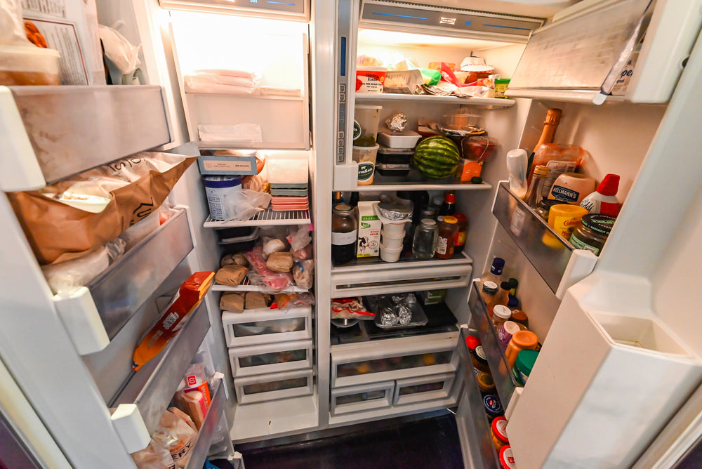 Stylish Dark Wooden Transitional Kitchen with Appliances & Island