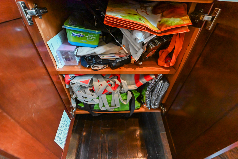 Stylish Dark Wooden Transitional Kitchen with Appliances & Island