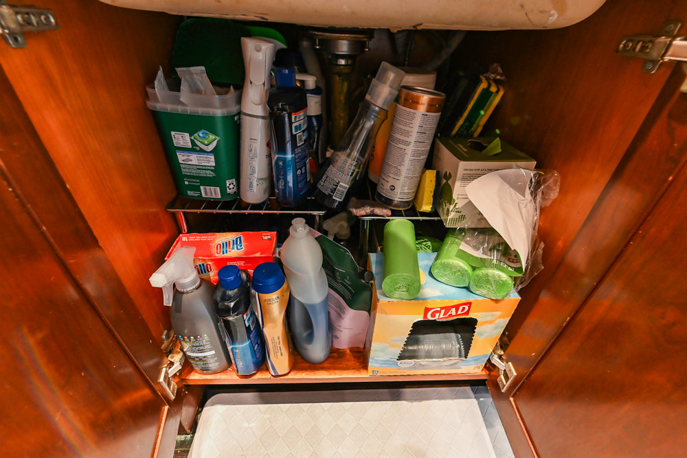 Stylish Dark Wooden Transitional Kitchen with Appliances & Island