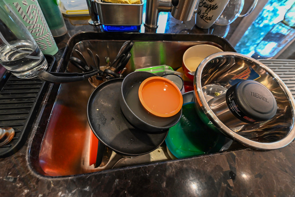 Stylish Dark Wooden Transitional Kitchen with Appliances & Island