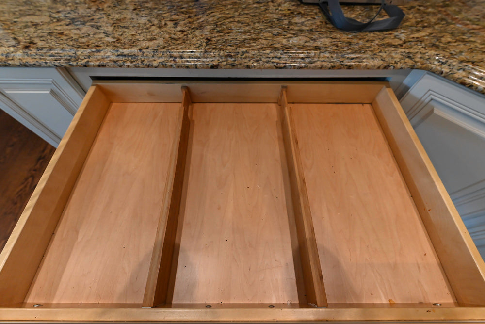 Oh My Omega: Traditional White Kitchen with Pantry, Desk Area & Appliances