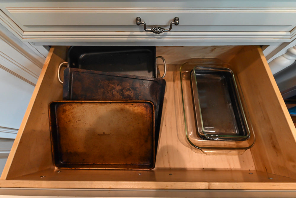 Oh My Omega: Traditional White Kitchen with Pantry, Desk Area & Appliances