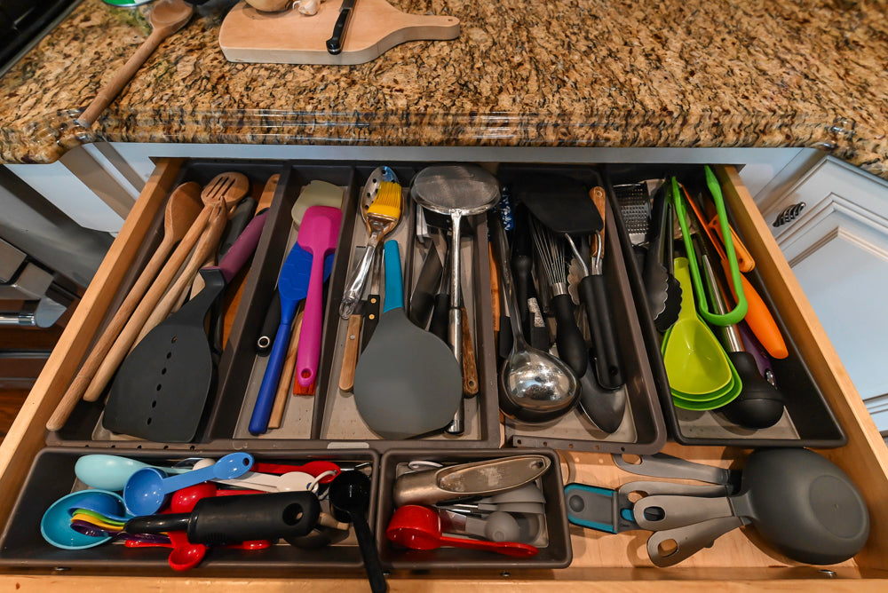 Oh My Omega: Traditional White Kitchen with Pantry, Desk Area & Appliances