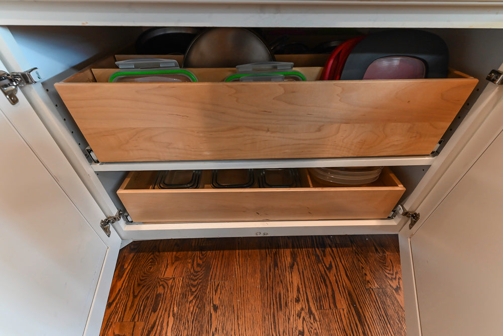 Oh My Omega: Traditional White Kitchen with Pantry, Desk Area & Appliances