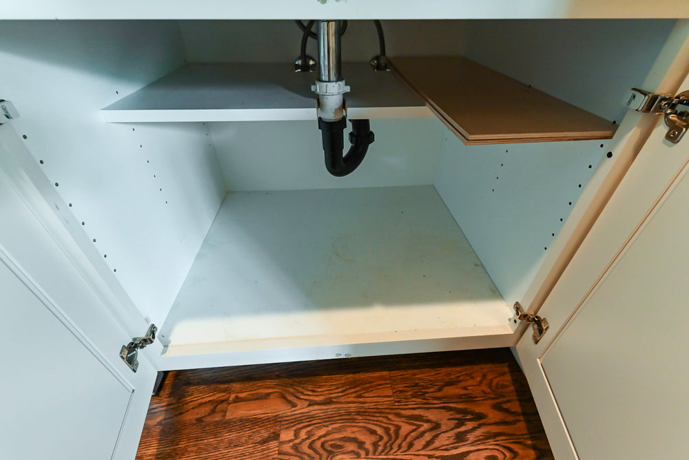 Oh My Omega Traditional White Butler's Pantry with Built-In Wine Rack