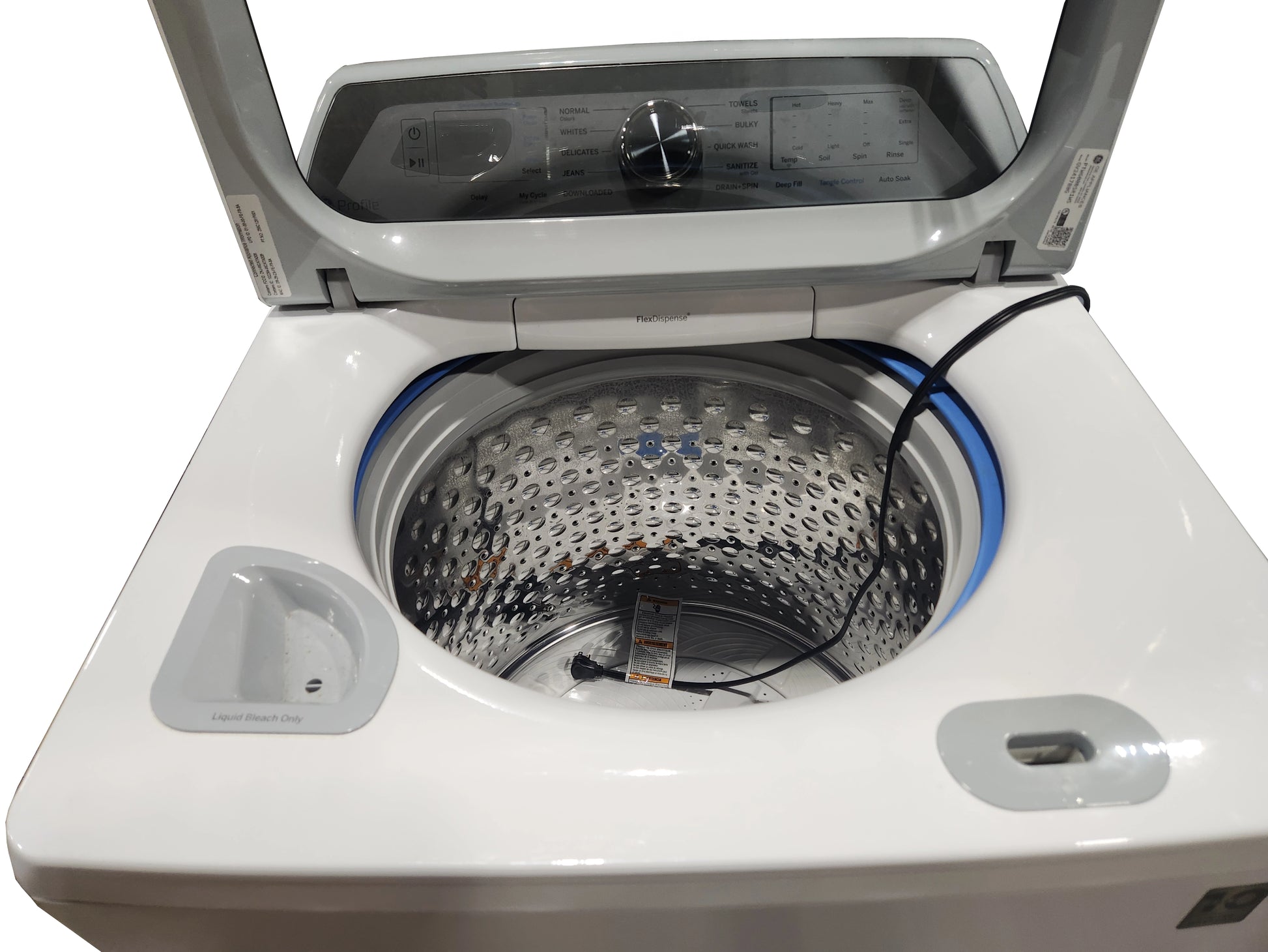 GE Profile PTW600BSRWS 28" White Top Load Smart Washer