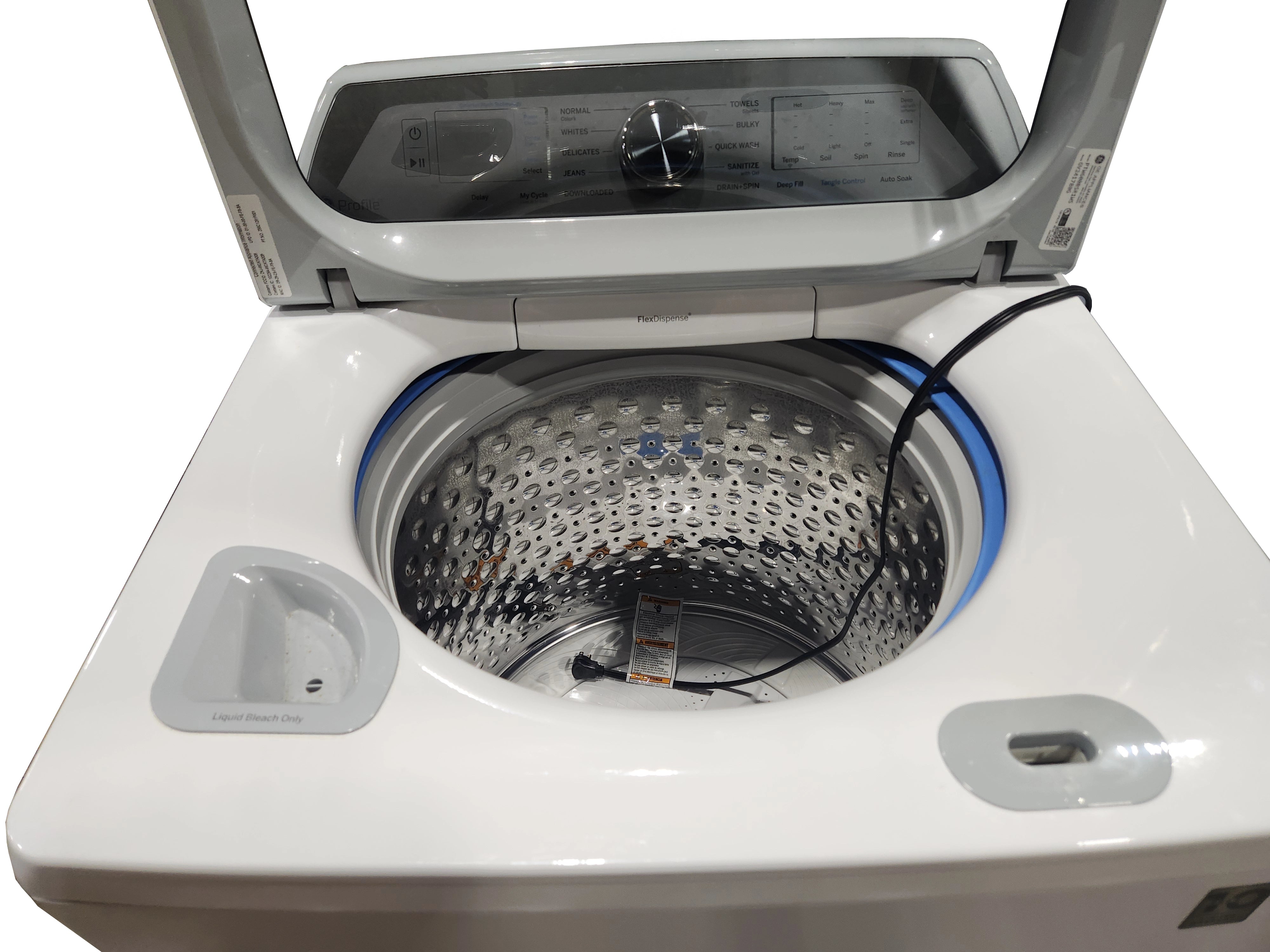 GE Profile PTW600BSRWS 28" White Top Load Smart Washer