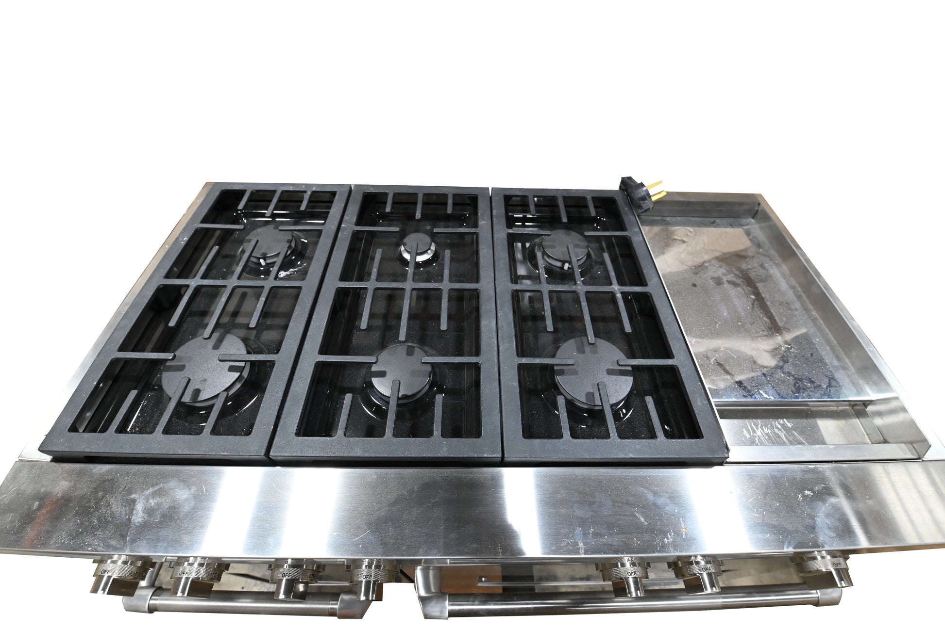 JennAir JDRP548WP 48" Stainless Steel Dual Fuel Range with Griddle