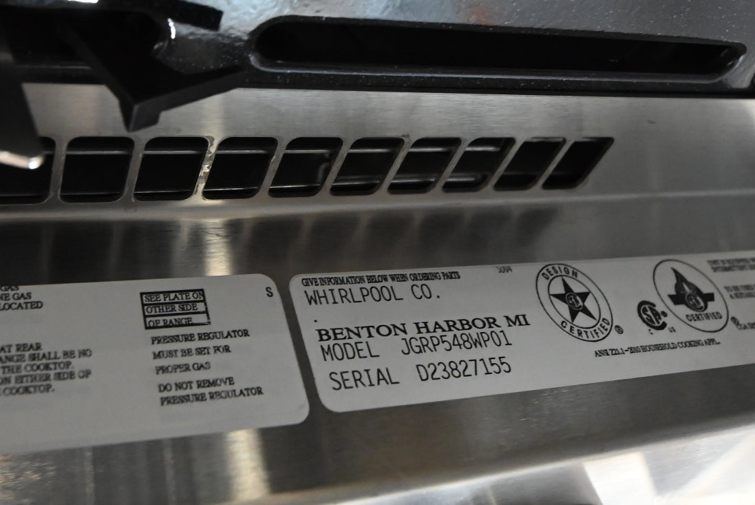 JennAir JGRP548WP 48" Stainless Steel Gas Range with Griddle