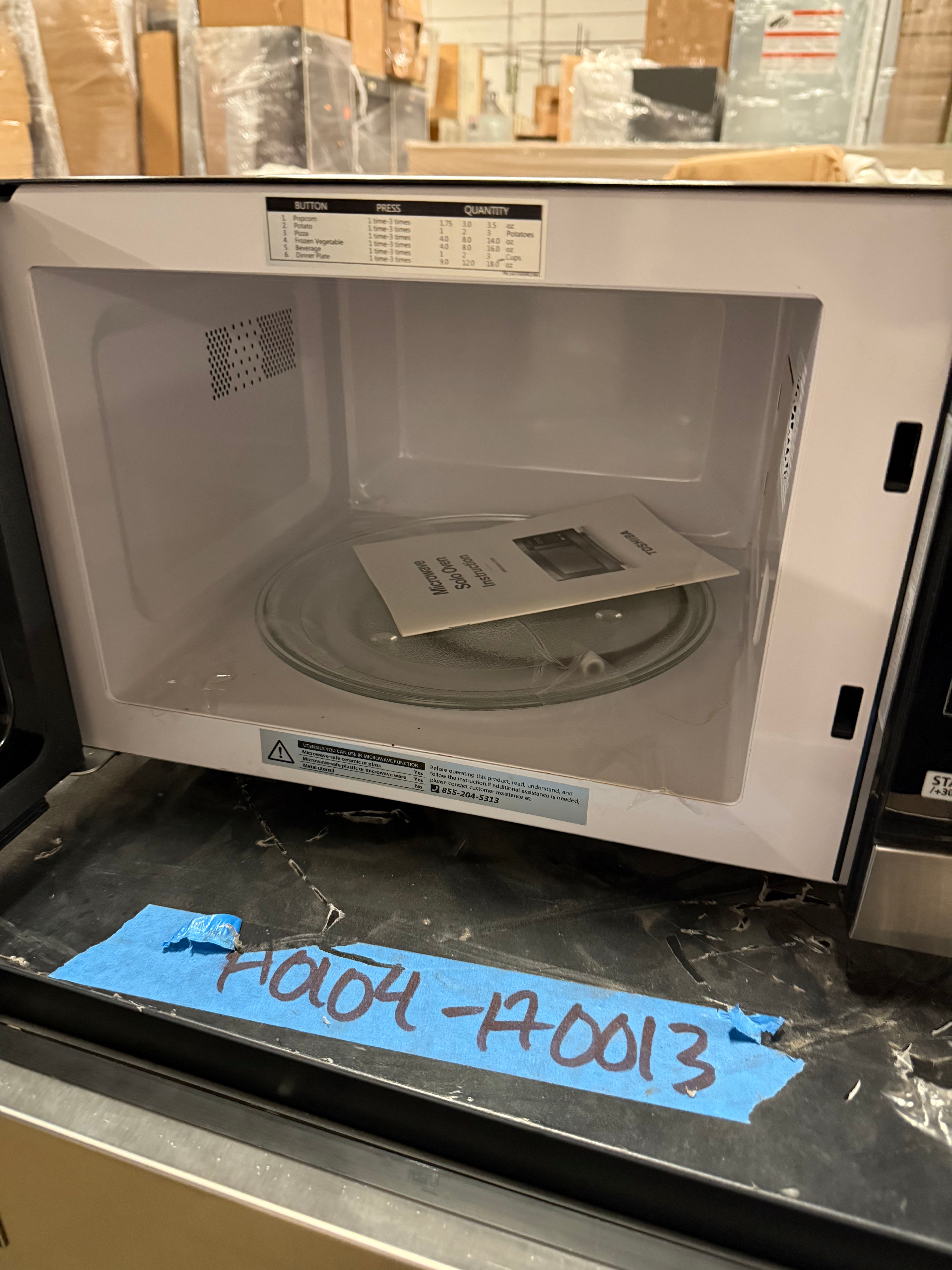 Toshiba EM925A5A-CHSS 19" Stainless Steel Countertop Microwave