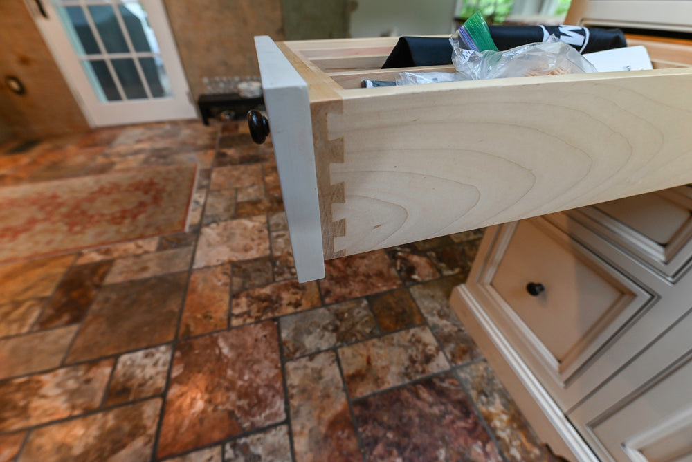 Heirloom Heritage: Traditional Off-White Kitchen with Island & Appliances