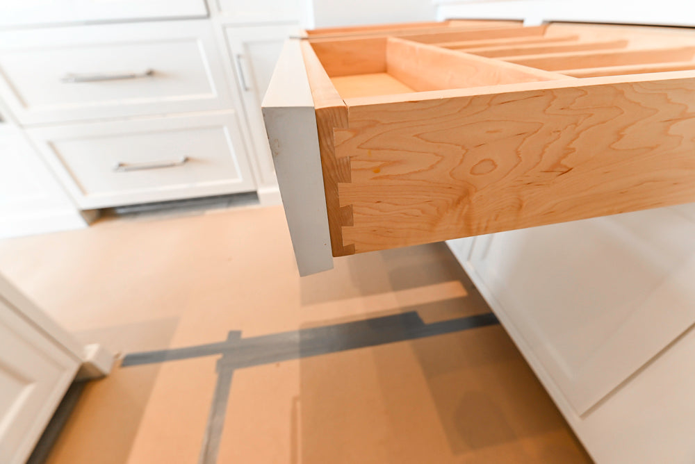 Traditional All-White Quartz Kitchen with Island