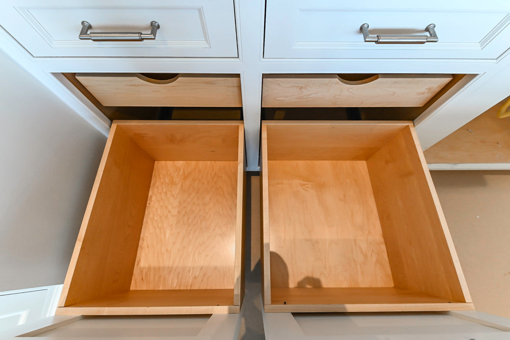 Traditional All-White Quartz Kitchen with Island