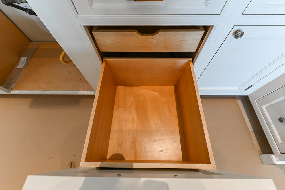 Traditional All-White Quartz Kitchen with Island