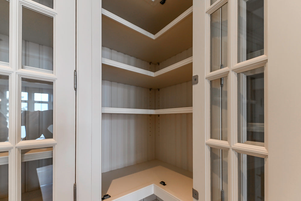 Traditional All-White Quartz Kitchen with Island