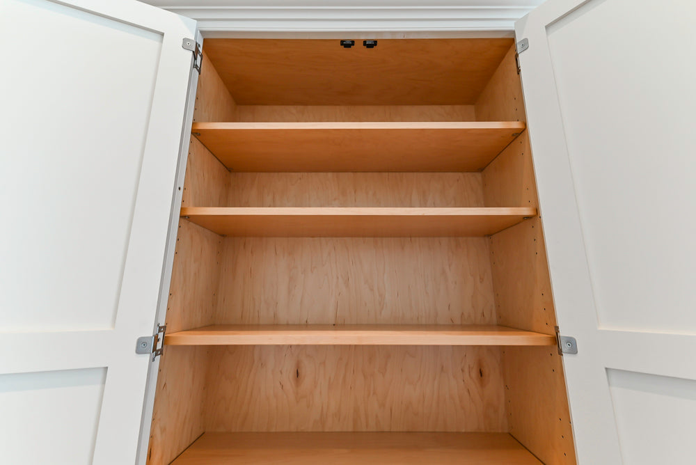 Traditional All-White Quartz Kitchen with Island