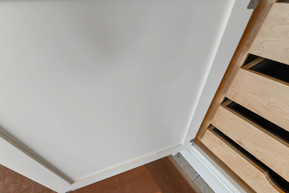 Traditional All-White Quartz Kitchen with Island