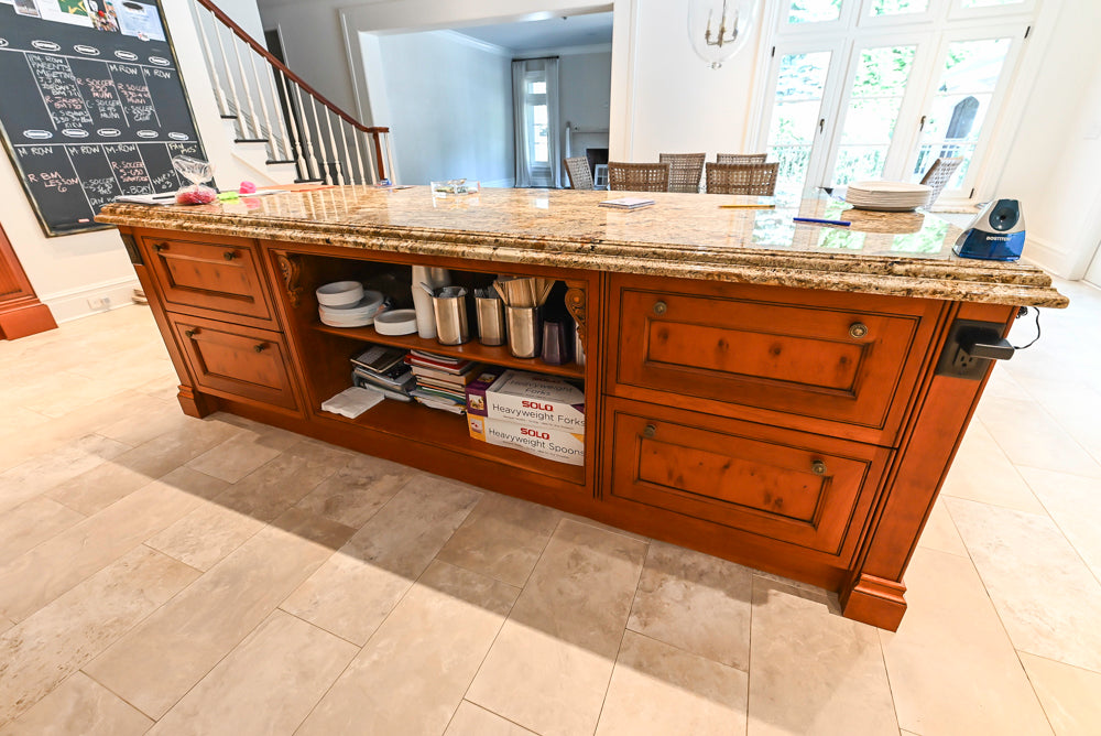 Clive Christian Regency Traditional Cream Kitchen with Double Island, Butlers Pantry & Sub-Zero/Wolf Appliances