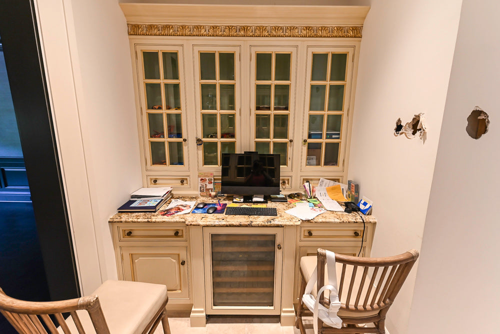 Clive Christian Regency Traditional Cream Kitchen with Double Island, Butlers Pantry & Sub-Zero/Wolf Appliances