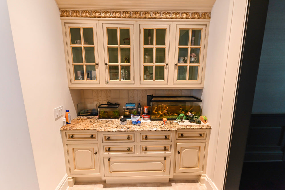 Clive Christian Regency Traditional Cream Kitchen with Double Island, Butlers Pantry & Sub-Zero/Wolf Appliances