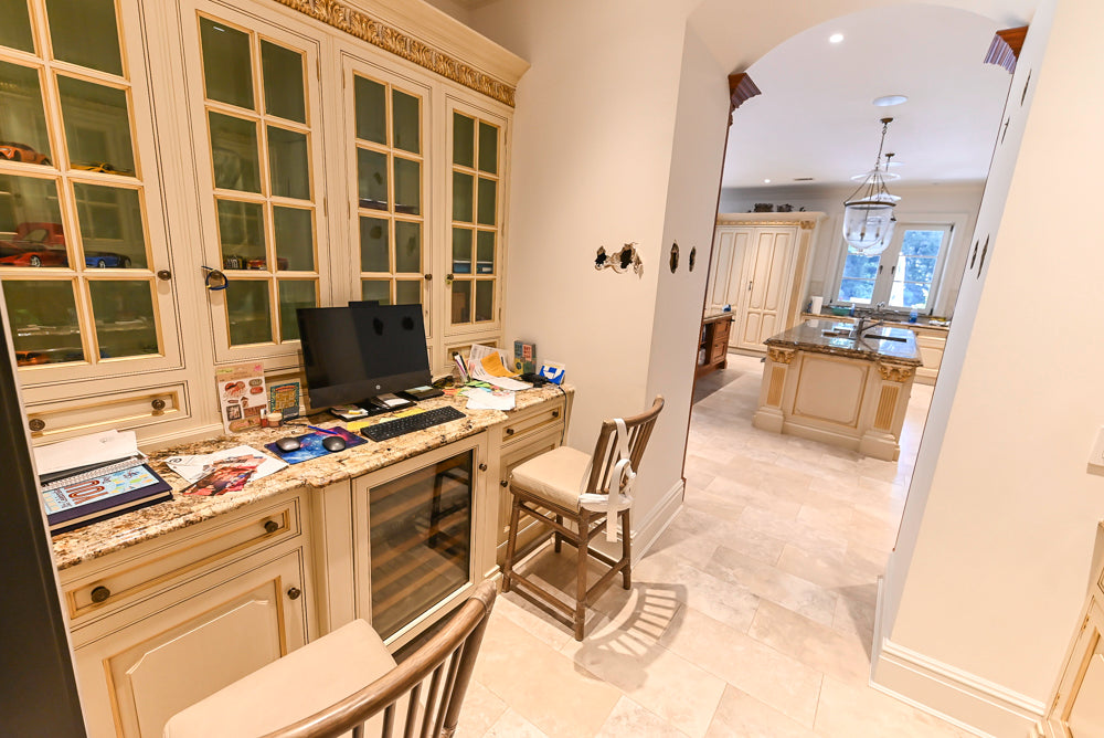 Clive Christian Regency Traditional Cream Kitchen with Double Island, Butlers Pantry & Sub-Zero/Wolf Appliances