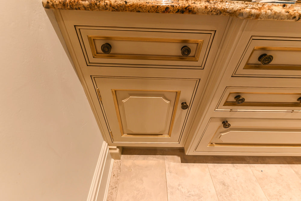 Clive Christian Regency Traditional Cream Kitchen with Double Island, Butlers Pantry & Sub-Zero/Wolf Appliances