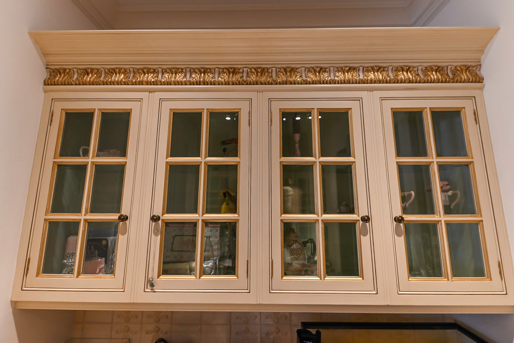 Clive Christian Regency Traditional Cream Kitchen with Double Island, Butlers Pantry & Sub-Zero/Wolf Appliances