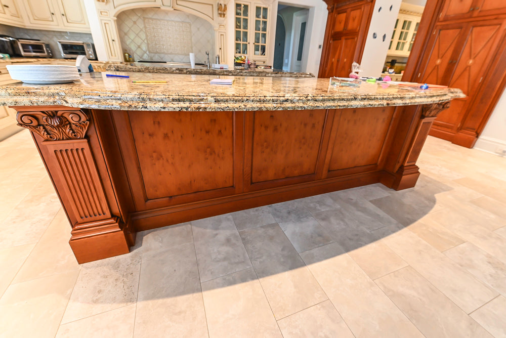 Clive Christian Regency Traditional Cream Kitchen with Double Island, Butlers Pantry & Sub-Zero/Wolf Appliances