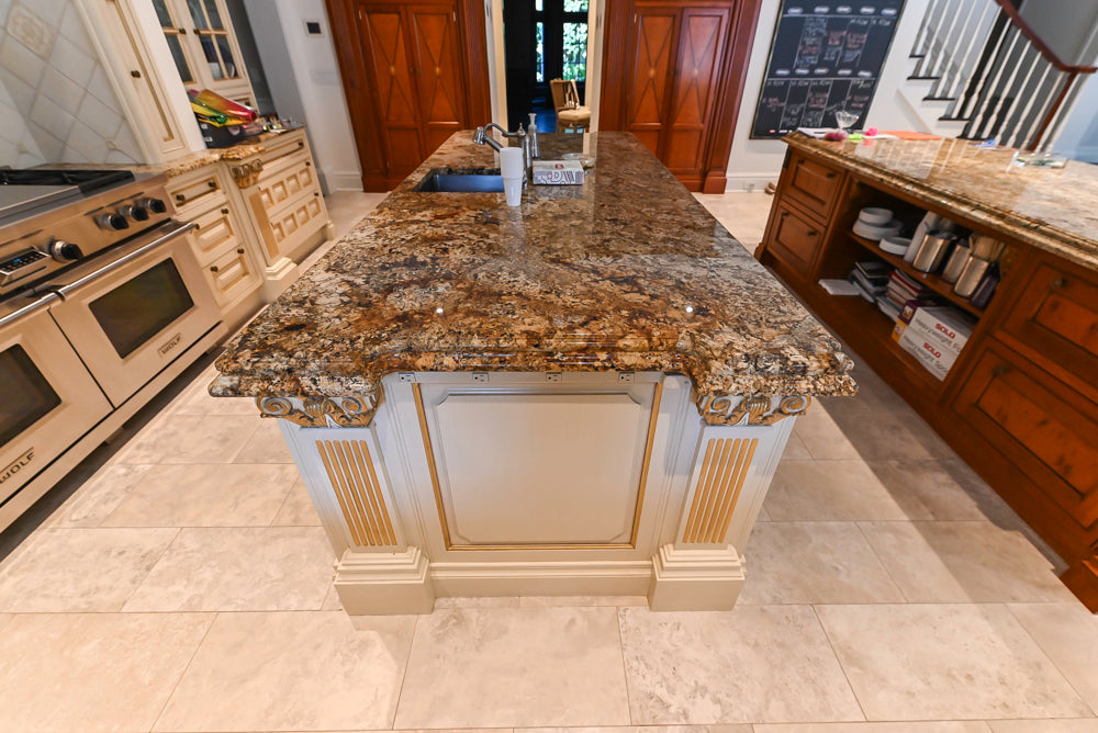 Clive Christian Regency Traditional Cream Kitchen with Double Island, Butlers Pantry & Sub-Zero/Wolf Appliances