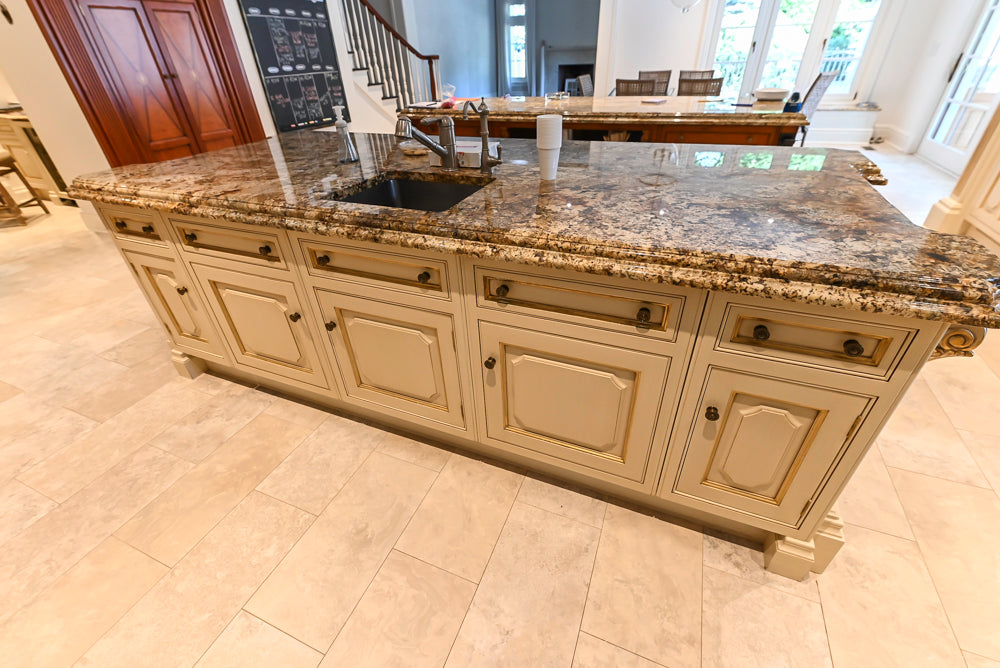 Clive Christian Regency Traditional Cream Kitchen with Double Island, Butlers Pantry & Sub-Zero/Wolf Appliances