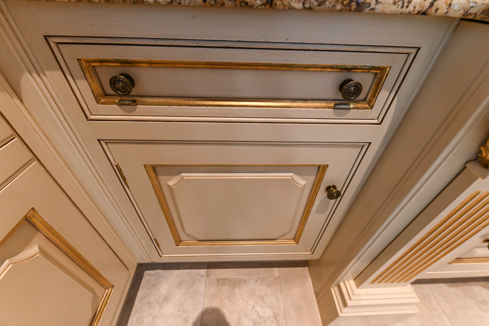 Clive Christian Regency Traditional Cream Kitchen with Double Island, Butlers Pantry & Sub-Zero/Wolf Appliances