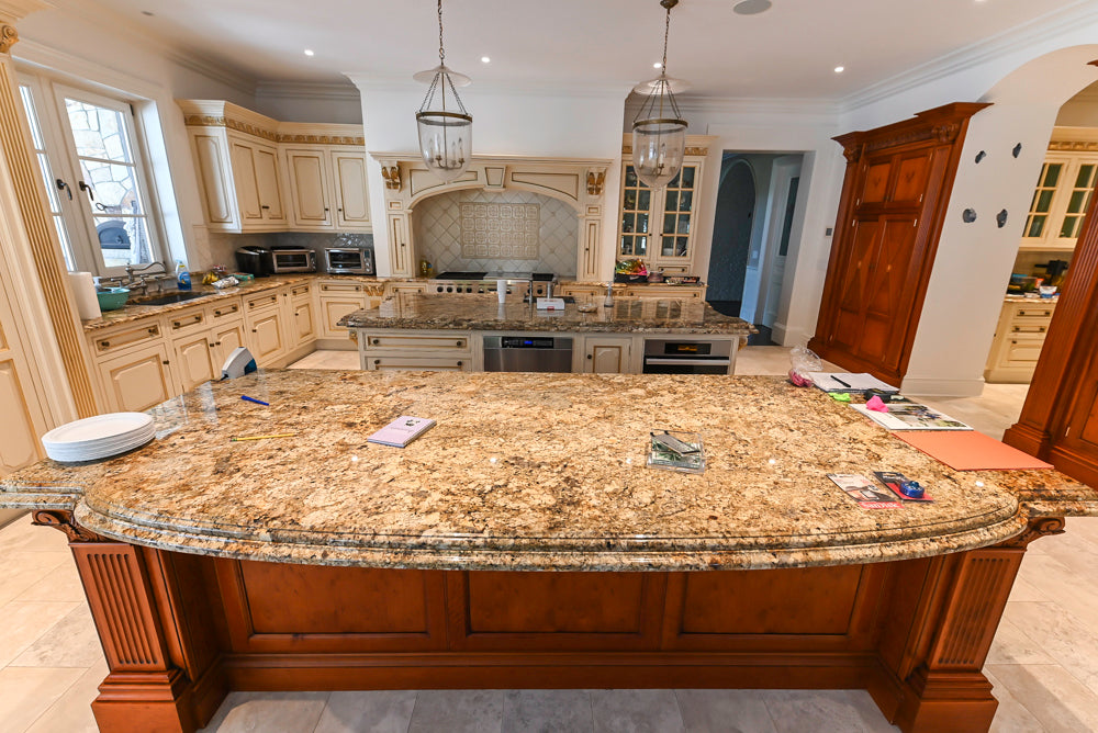 Clive Christian Regency Traditional Cream Kitchen with Double Island, Butlers Pantry & Sub-Zero/Wolf Appliances