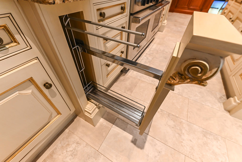 Clive Christian Regency Traditional Cream Kitchen with Double Island, Butlers Pantry & Sub-Zero/Wolf Appliances