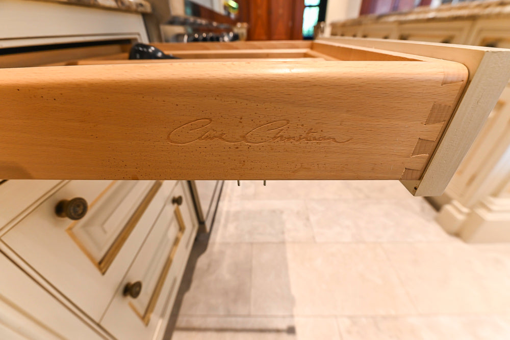 Clive Christian Regency Traditional Cream Kitchen with Double Island, Butlers Pantry & Sub-Zero/Wolf Appliances