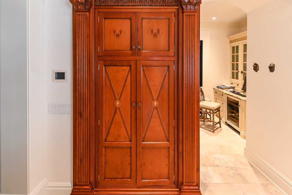 Clive Christian Regency Traditional Cream Kitchen with Double Island, Butlers Pantry & Sub-Zero/Wolf Appliances