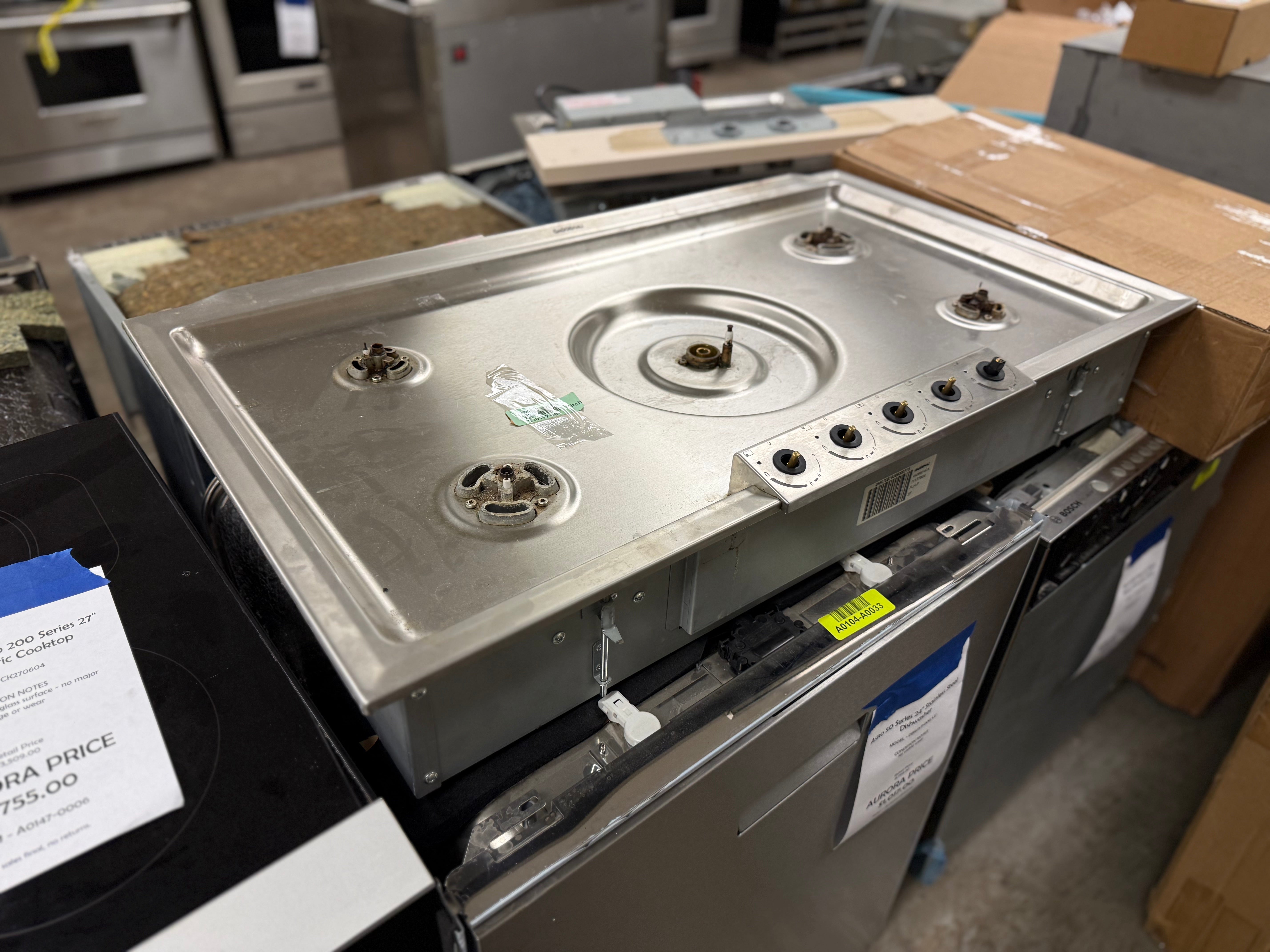 Gaggenau Vario 200 Series VG295214CA 36" Stainless Steel Gas Cooktop
