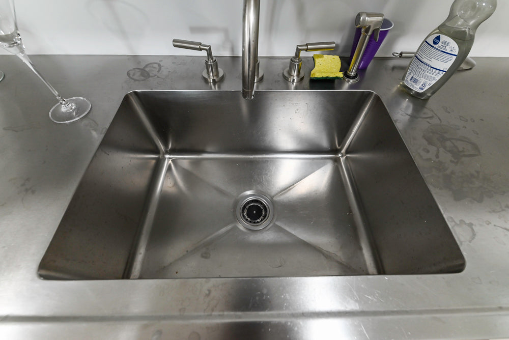 Heritage Transitional White Kitchen with Island and Stainless Steel Appliances