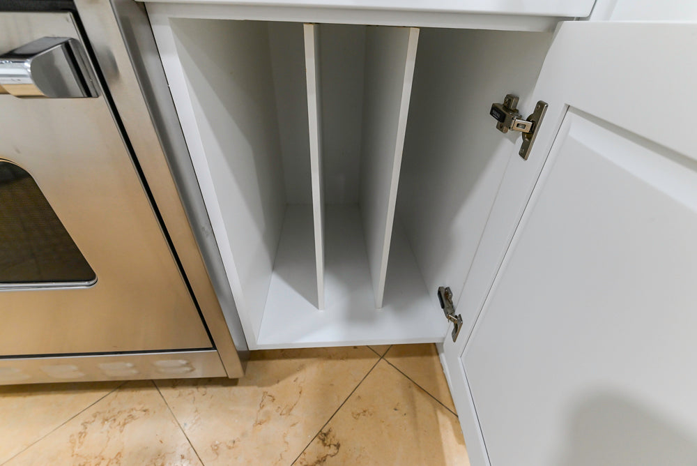 Heritage Transitional White Kitchen with Island and Stainless Steel Appliances