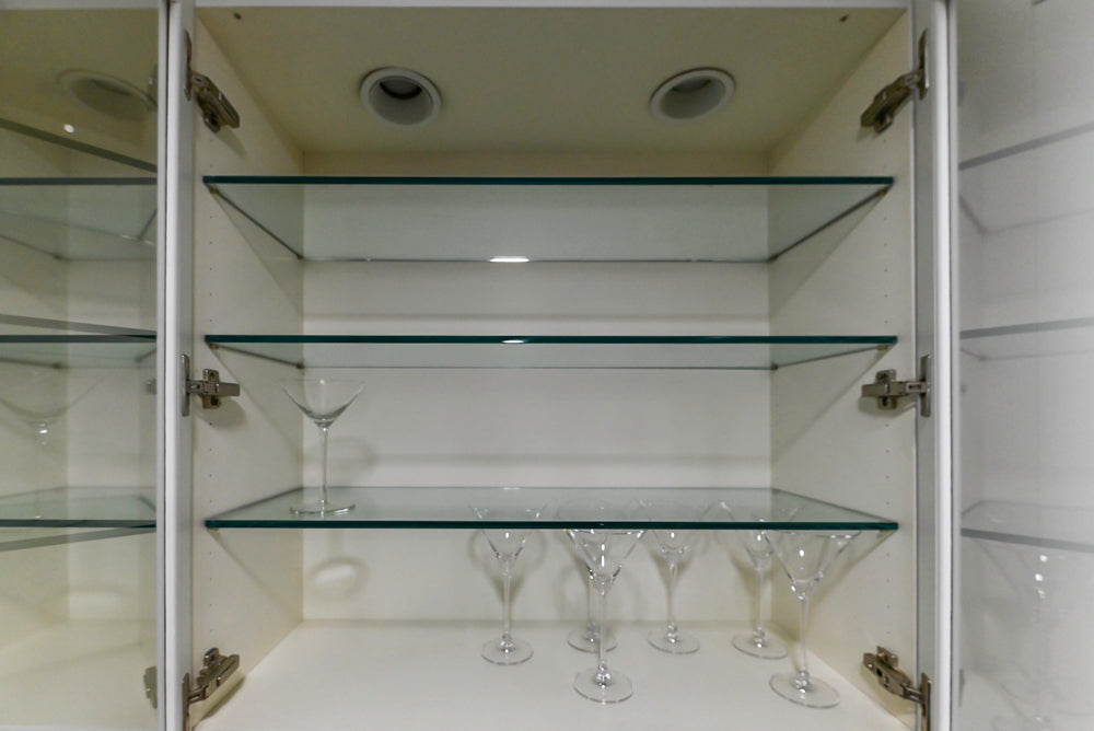 Heritage Transitional White Kitchen with Island and Stainless Steel Appliances