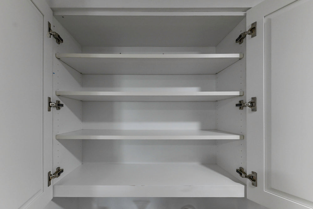 Heritage Transitional White Kitchen with Island and Stainless Steel Appliances